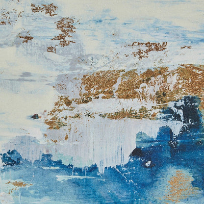 Ensemble de 5 toiles encadrées pour mur, Madison Park, Blue Horizon