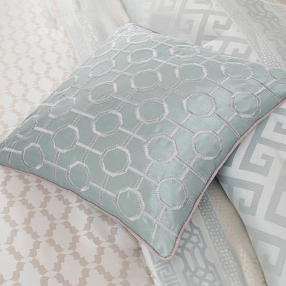 Ensemble de couette Christian à motifs géométriques en jacquard de Madison Park, 7 pièces
