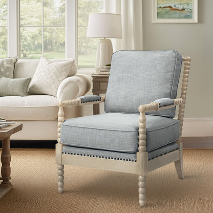 Fauteuil à cadre en bois tourné Donohue de Madison Park