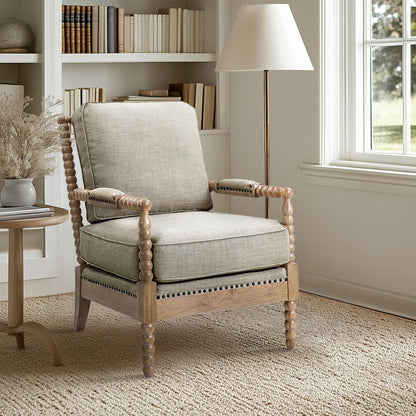 Fauteuil à cadre en bois tourné Donohue de Madison Park