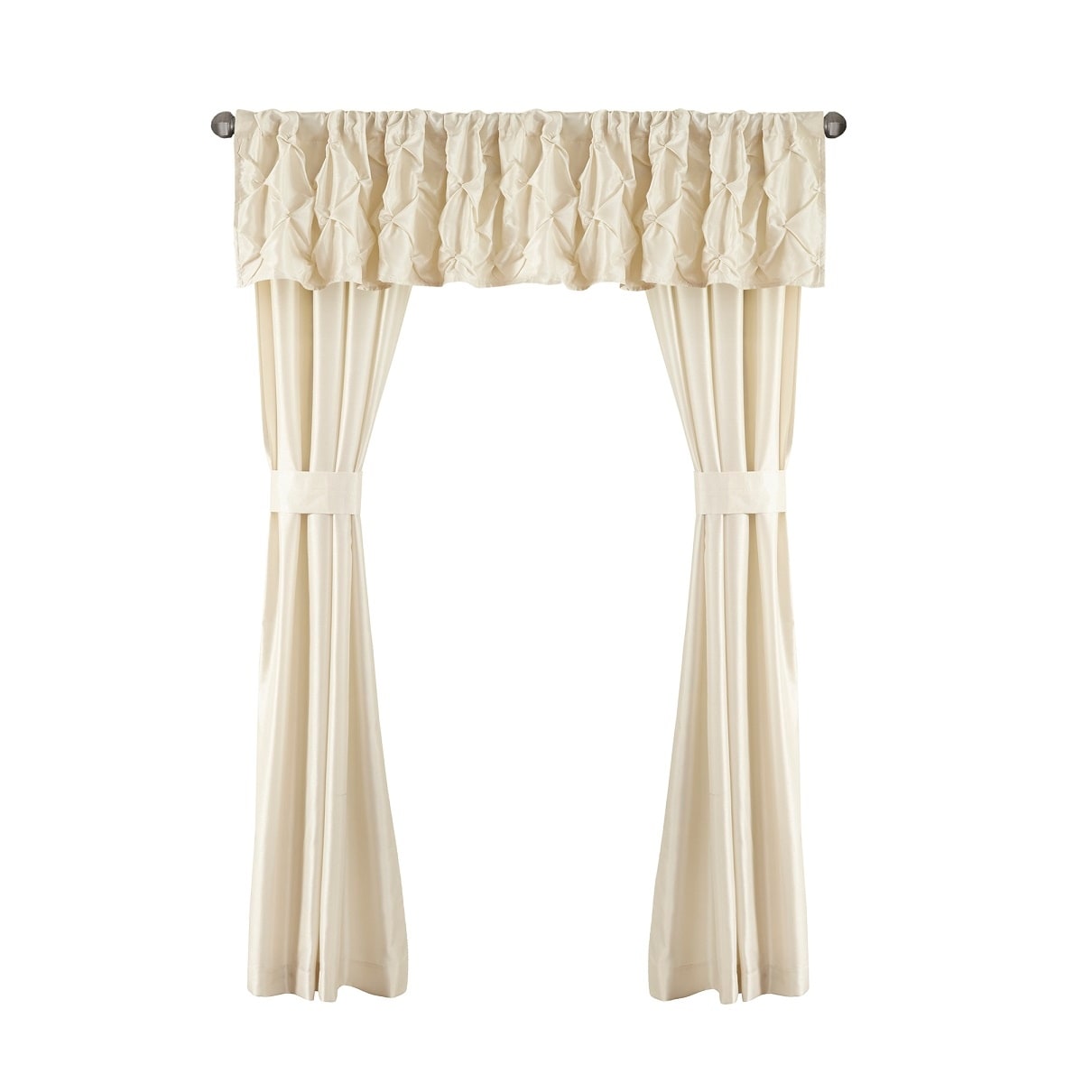 Madison Park Essentials Loretta, ensemble de 24 pièces pour chambre à coucher avec panneaux de fenêtre et ensemble de draps