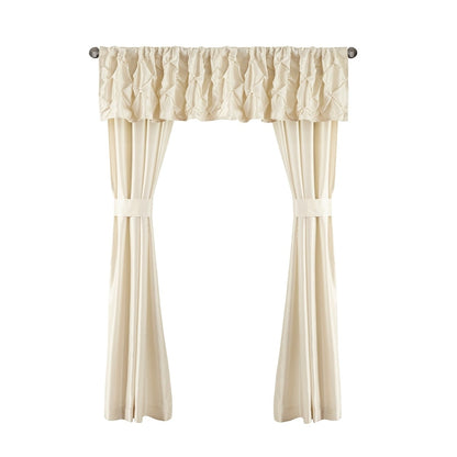 Madison Park Essentials Loretta, ensemble de 24 pièces pour chambre à coucher avec panneaux de fenêtre et ensemble de draps