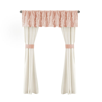 Madison Park Essentials Loretta, ensemble de 24 pièces pour chambre à coucher avec panneaux de fenêtre et ensemble de draps