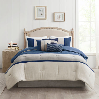 Ensemble de couette Madison Park Hanover 7 pièces