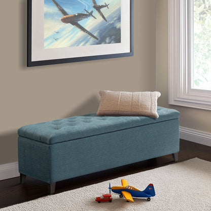 Banc de rangement capitonné et rembourré Madison Park Sasha