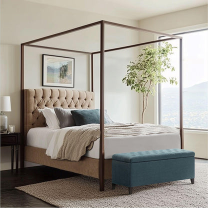 Banc de rangement capitonné et rembourré Madison Park Sasha