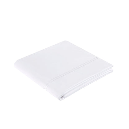 Ensemble de housse de couette brodée en satin de coton 100 % de la collection de luxe Madison Park Signature à 500 fils au pouce carré.