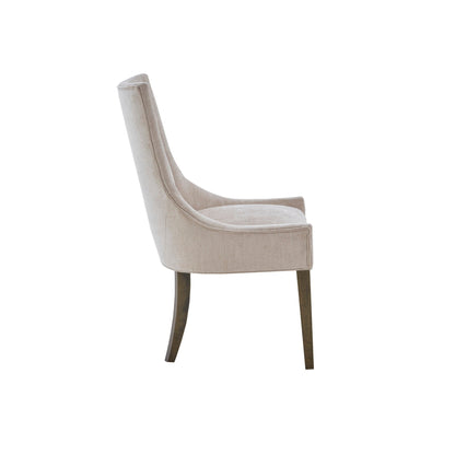 Madison Park Signature Ultra Fauteuils de salle à manger capitonnés avec pieds en bois (lot de 2) - N/A