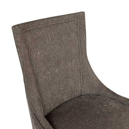 Madison Park Signature Ultra Fauteuils de salle à manger capitonnés avec pieds en bois (lot de 2) - N/A