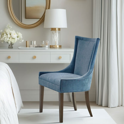 Madison Park Signature Ultra Fauteuils de salle à manger capitonnés avec pieds en bois (lot de 2) - N/A