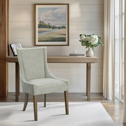 Madison Park Signature Ultra Fauteuils de salle à manger capitonnés avec pieds en bois (lot de 2) - N/A