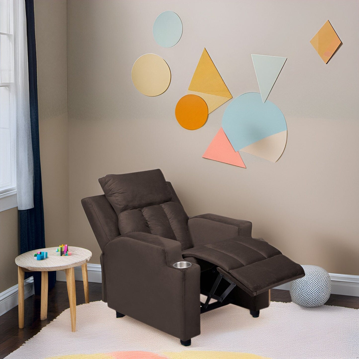 Magic Seats pour Super-héros et Princesses, Fauteuil Reclinable Super Deluxe pour Enfants avec Repose-Pieds, Repose-Tête et 2 Porte-Gobelets