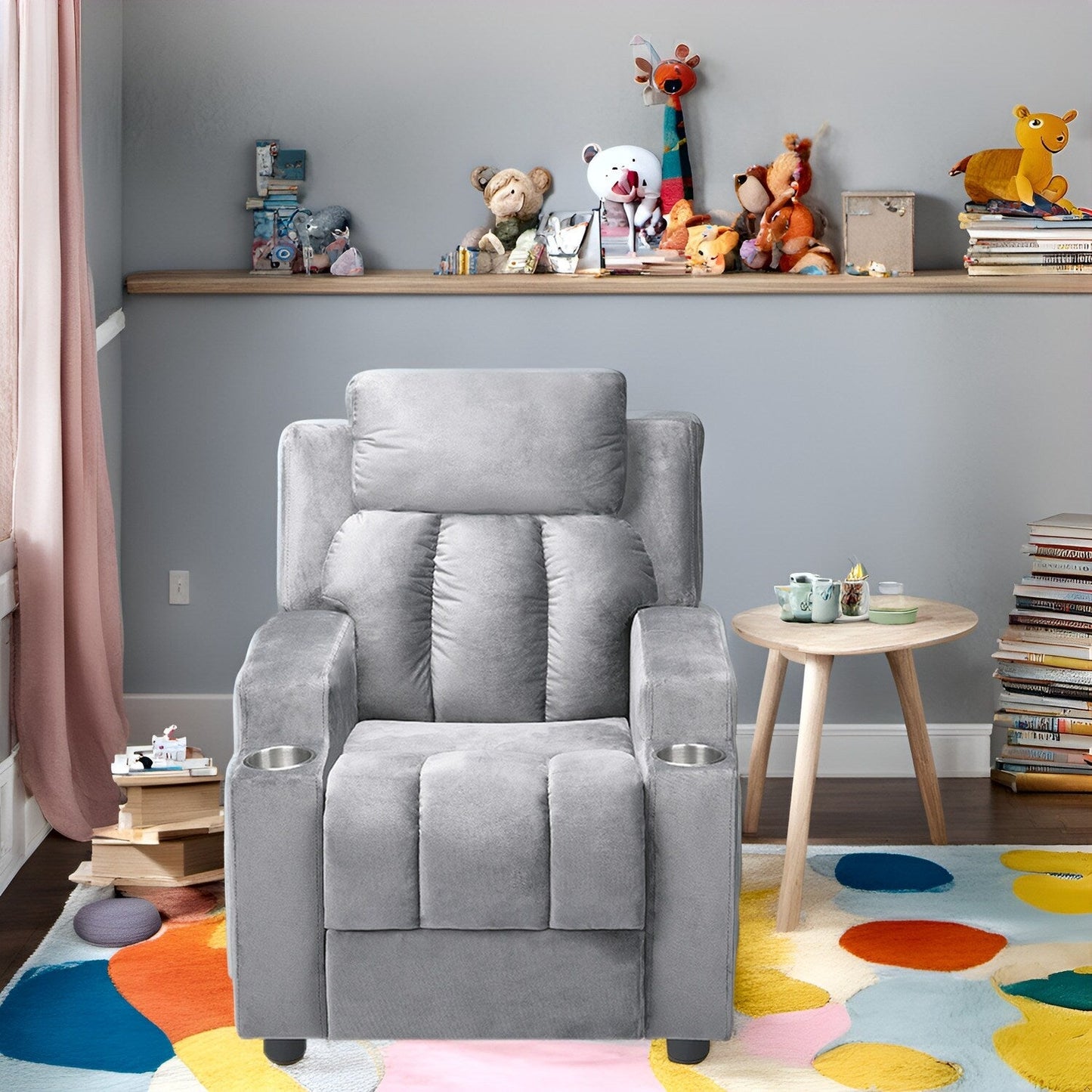Magic Seats pour Super-héros et Princesses, Fauteuil Reclinable Super Deluxe pour Enfants avec Repose-Pieds, Repose-Tête et 2 Porte-Gobelets