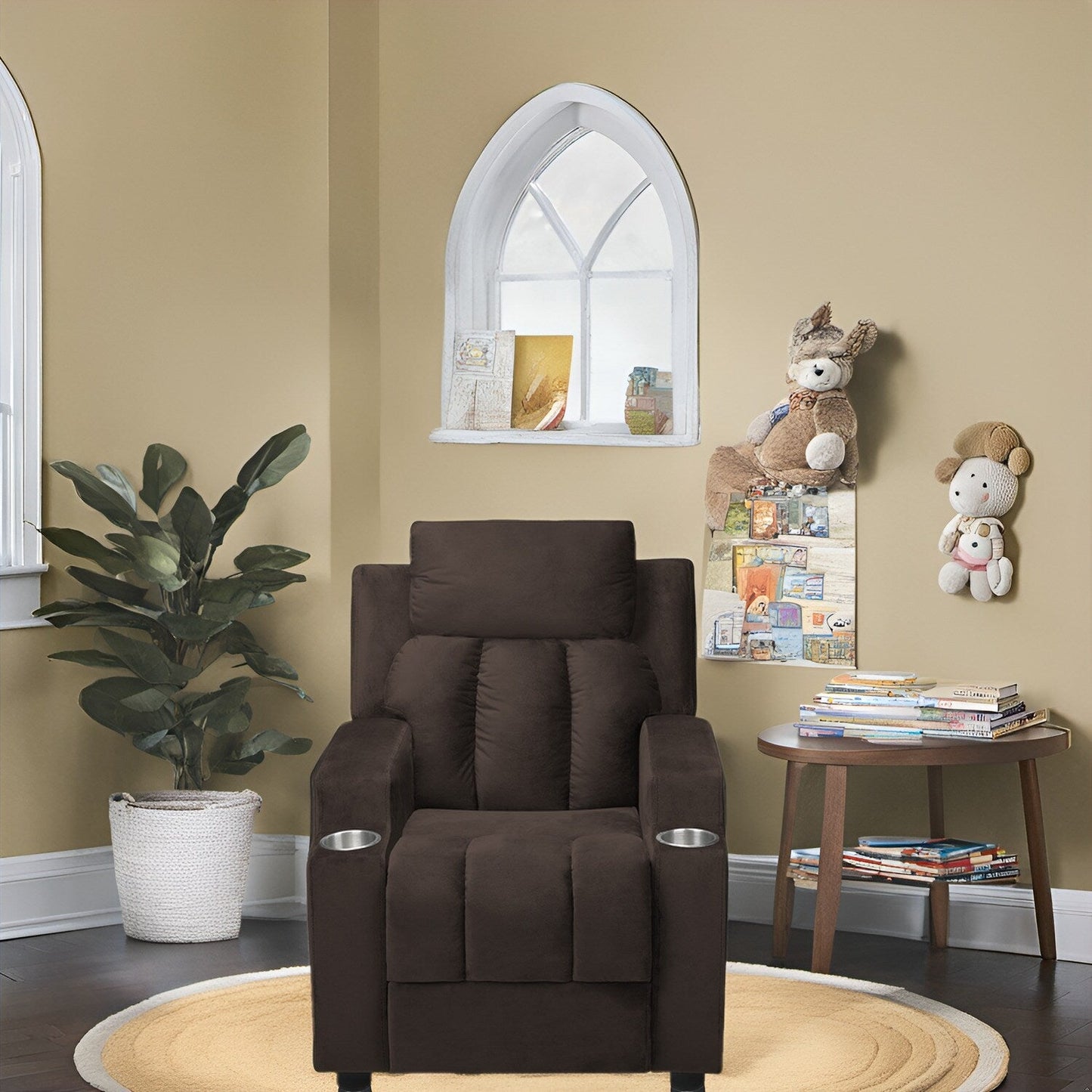 Magic Seats pour Super-héros et Princesses, Fauteuil Reclinable Super Deluxe pour Enfants avec Repose-Pieds, Repose-Tête et 2 Porte-Gobelets