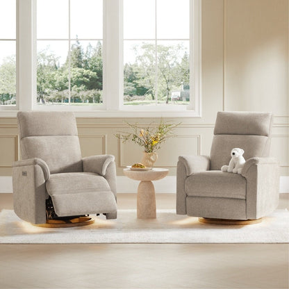 Fauteuil inclinable pivotant pour chambre d'enfant Maire Power avec veilleuse