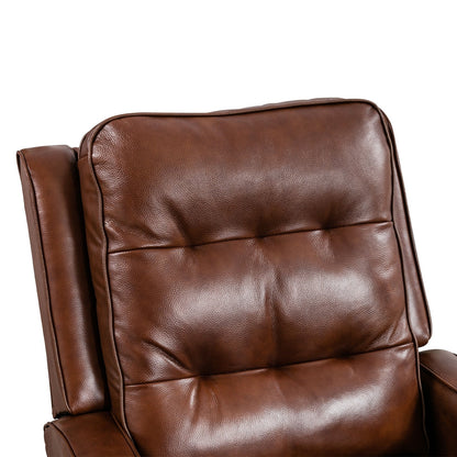 Fauteuil inclinable à bascule, fauteuil en tissu à bascule avec décoration à rivets, fauteuil d'appoint pour salon.