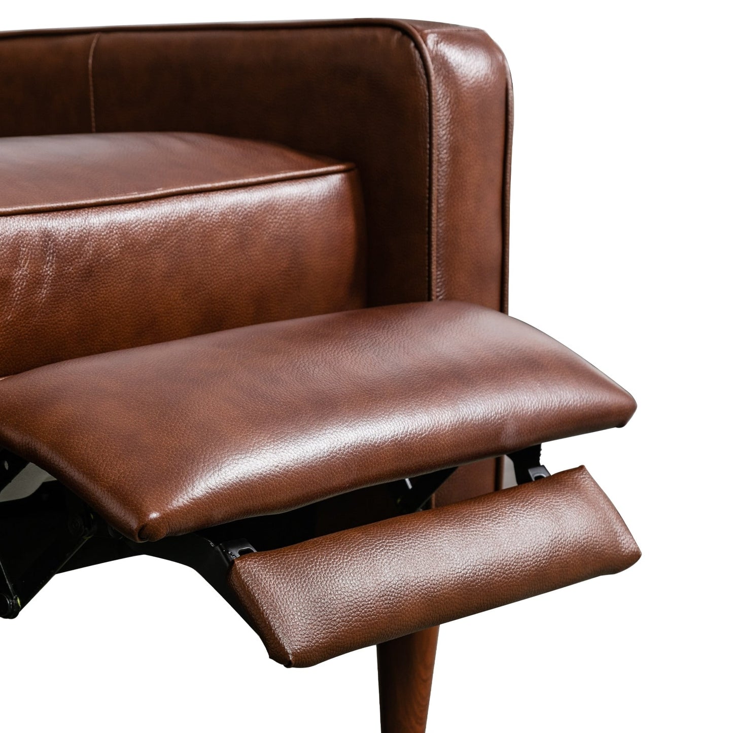 Fauteuil inclinable à bascule, fauteuil en tissu à bascule avec décoration à rivets, fauteuil d'appoint pour salon.