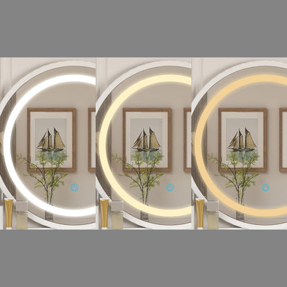 Ensemble de coiffeuse avec miroir à écran tactile et tabouret