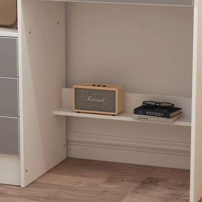 Ensemble de coiffeuse avec miroir et tabouret