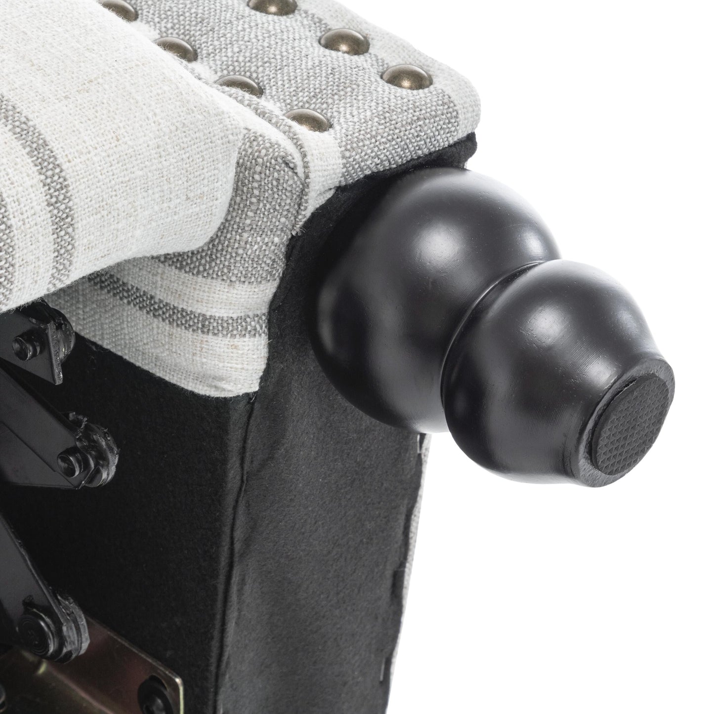 Fauteuils inclinables à commande manuelle avec garniture à clous décoratifs