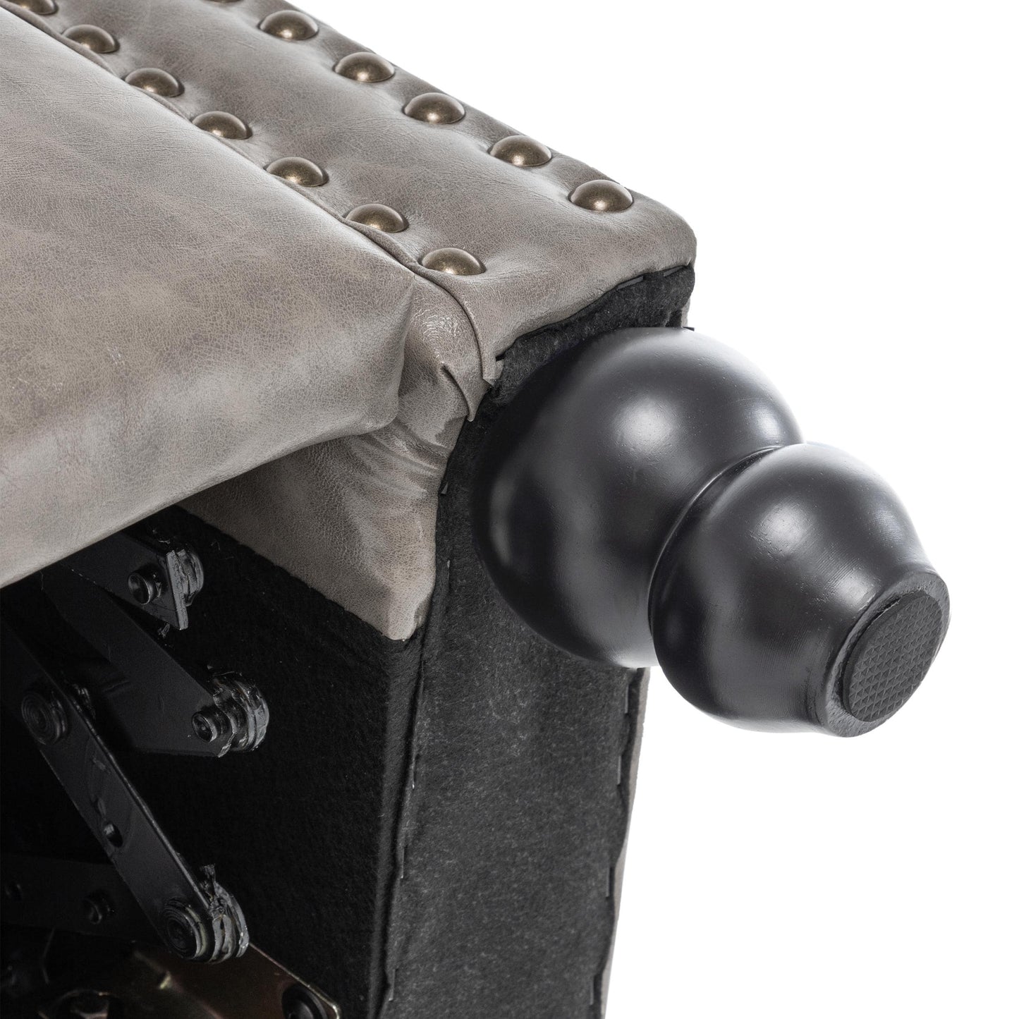 Fauteuils inclinables à commande manuelle avec garniture à clous décoratifs