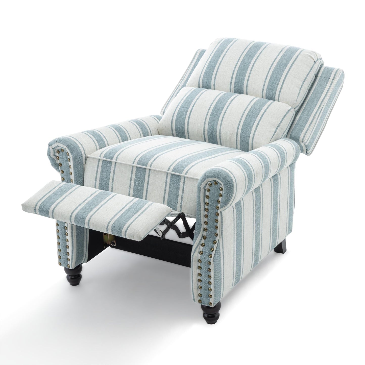 Fauteuils inclinables à commande manuelle avec garniture à clous décoratifs