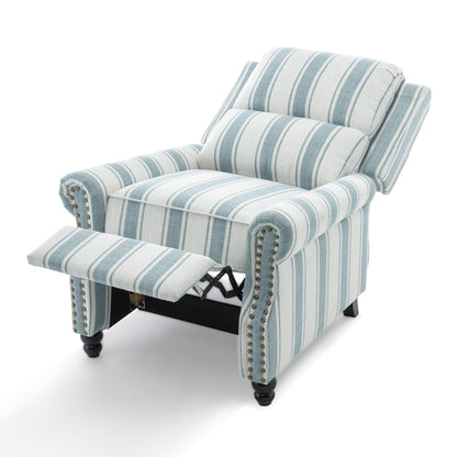 Fauteuils inclinables à commande manuelle avec garniture à clous décoratifs