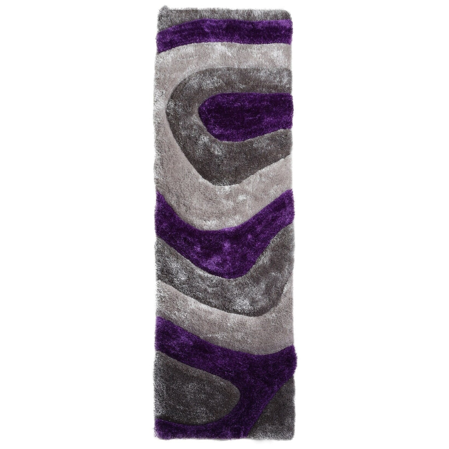 Tapis de sol abstrait à poils longs Mateos