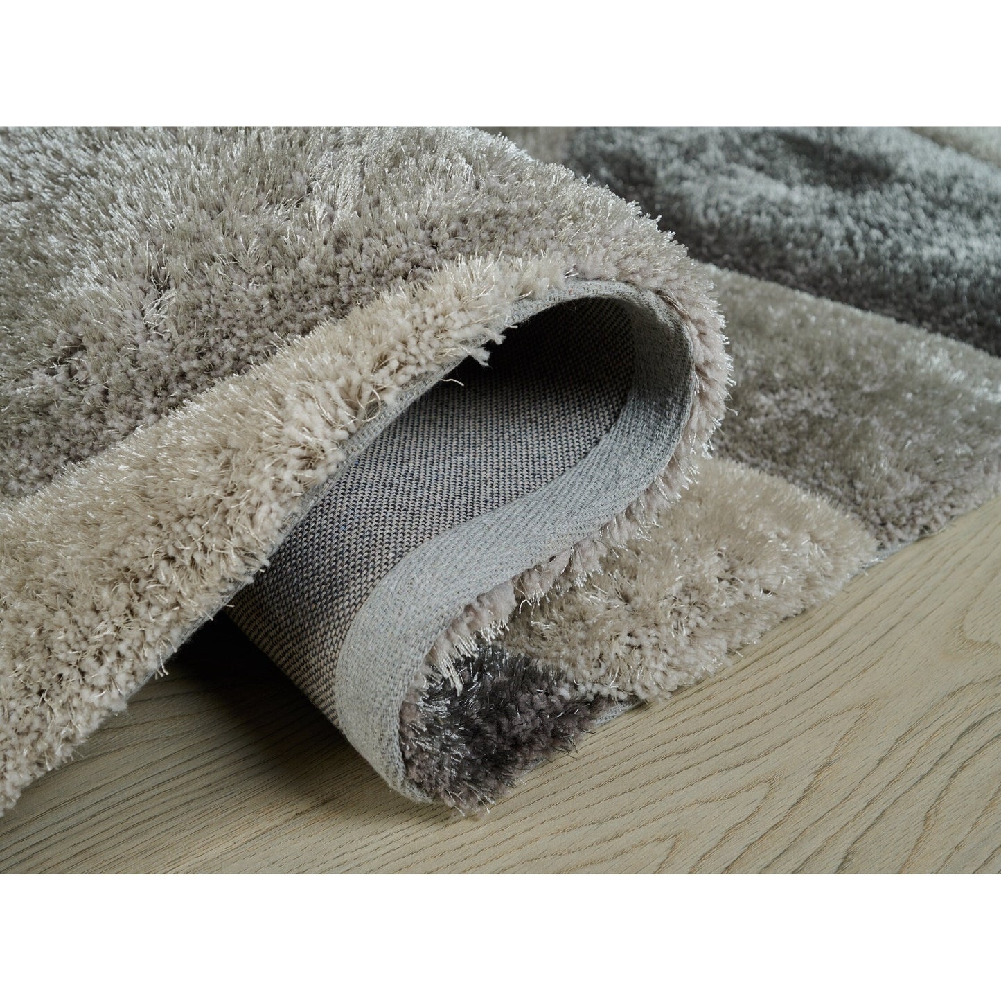 Tapis de sol abstrait à poils longs Mateos