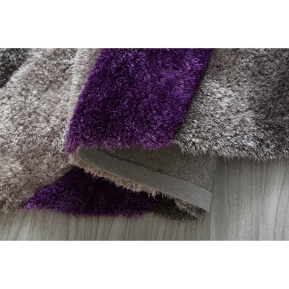 Tapis de sol abstrait à poils longs Mateos