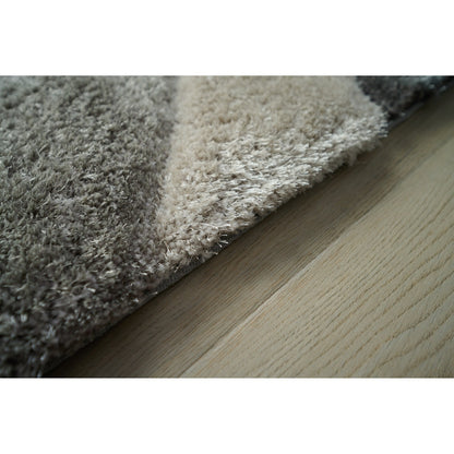 Tapis de sol abstrait à poils longs Mateos