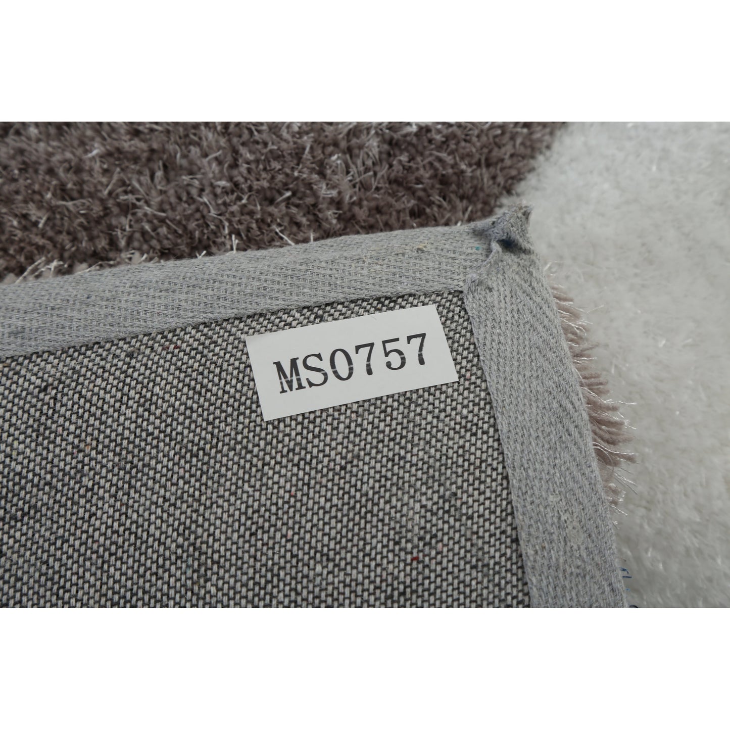 Tapis de sol abstrait à poils longs Mateos