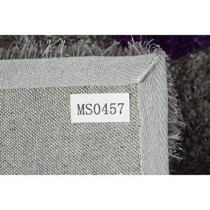 Tapis de sol abstrait à poils longs Mateos