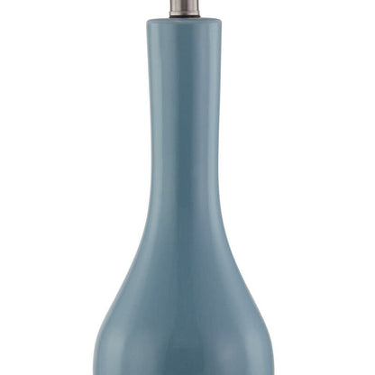 Ensemble de 2 lampes de table en céramique de 28,5 cm avec USB