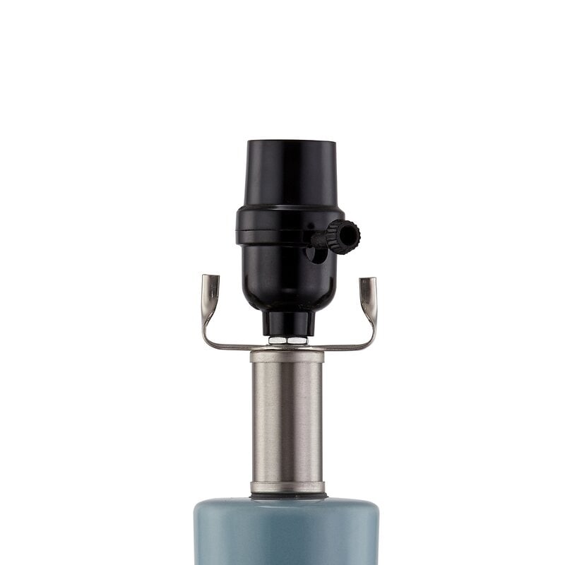 Ensemble de 2 lampes de table en céramique de 28,5 cm avec USB