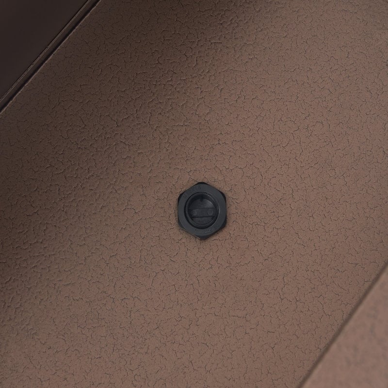 Grand bac à plantes métallique pour plantes d'extérieur, 96,5 cm de long x 25,4 cm de large x 76,2 cm de haut - Bac à plantes séparateur en métal - 96,5x76,2x25,4 cm