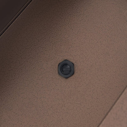 Grand bac à plantes métallique pour plantes d'extérieur, 96,5 cm de long x 25,4 cm de large x 76,2 cm de haut - Bac à plantes séparateur en métal - 96,5x76,2x25,4 cm