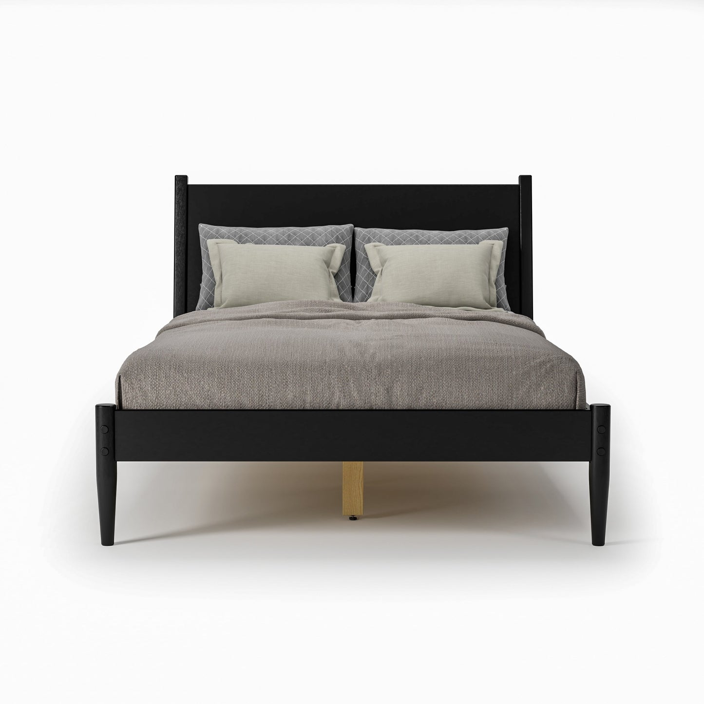 Lit à panneaux de style milieu de siècle