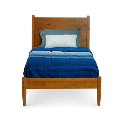 Lit à panneaux de style milieu de siècle