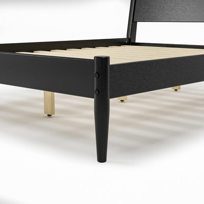 Lit à panneaux de style milieu de siècle