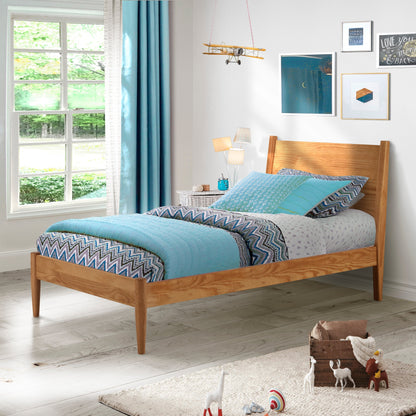 Lit à panneaux de style milieu de siècle