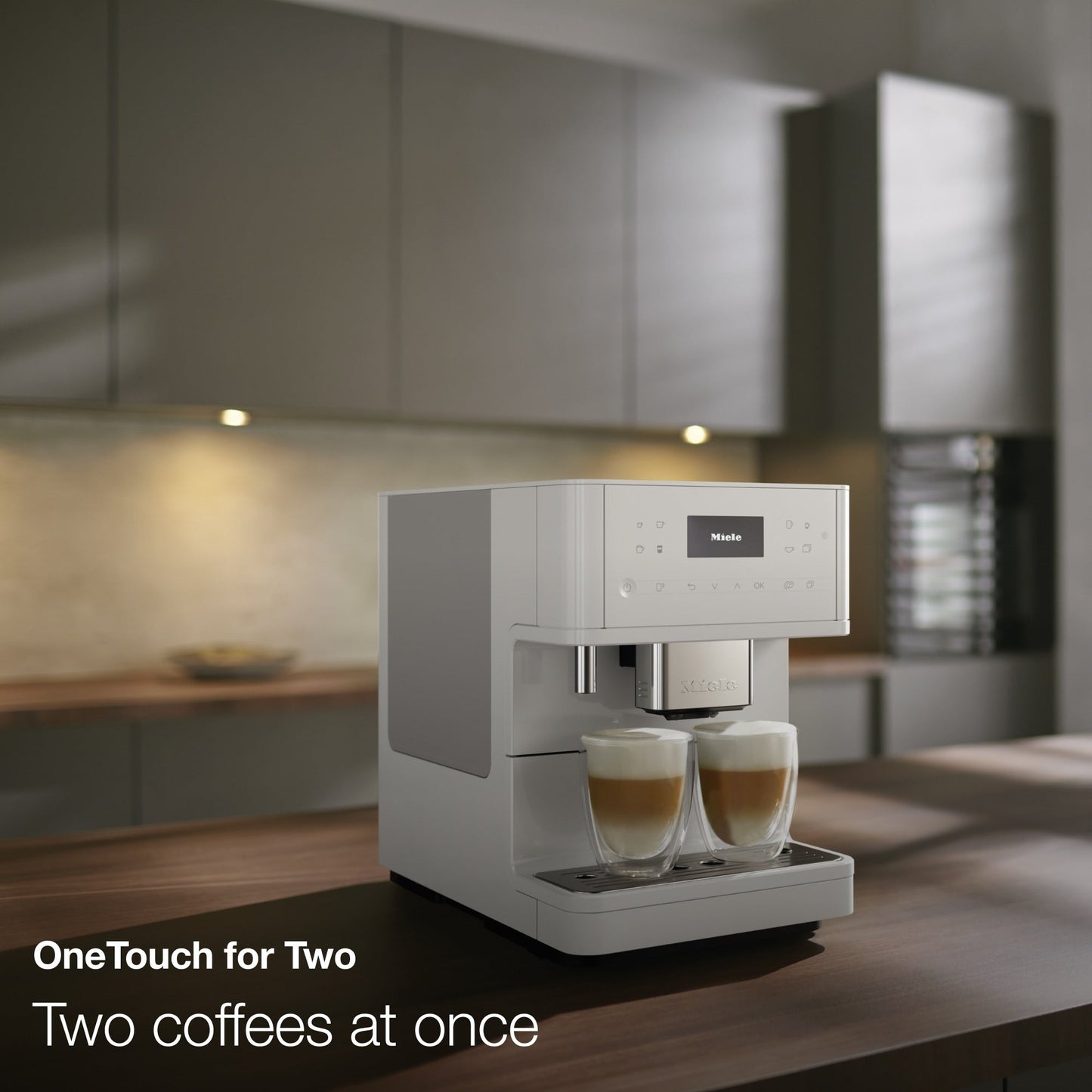 Système à café sur comptoir Miele CM 6160 MilkPerfection - Blanc Lotus
