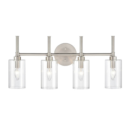Millennium Lighting Lustre de salle de bain Chastine avec abat-jours en verre dépoli transparent