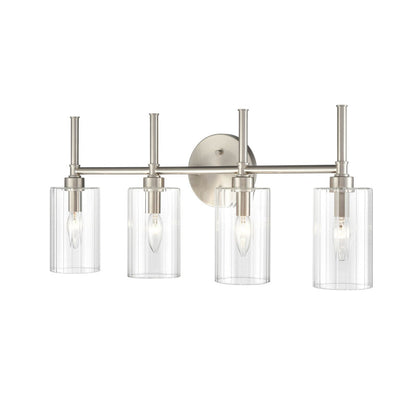 Millennium Lighting Lustre de salle de bain Chastine avec abat-jours en verre dépoli transparent