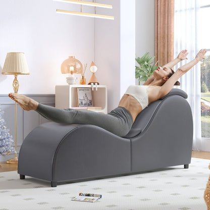 Chaise de yoga intérieure Mixoy, chaise longue de yoga incurvée pour adultes, pour les étirements, les exercices et la relaxation.