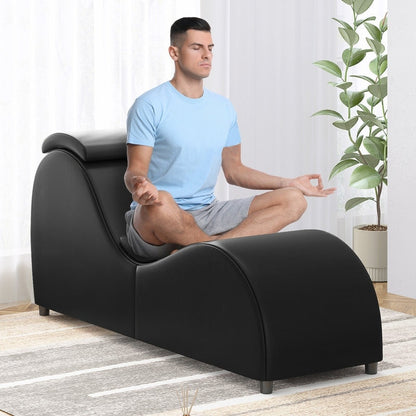 Chaise de yoga intérieure Mixoy, chaise longue de yoga incurvée pour adultes, pour les étirements, les exercices et la relaxation.