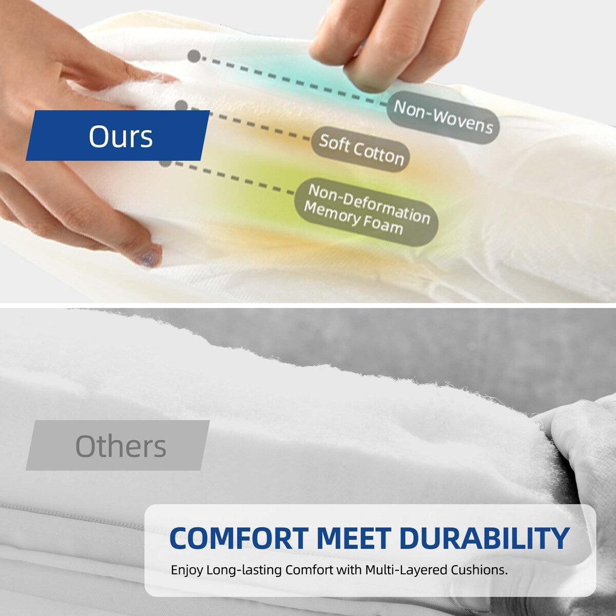 Moasis Ensemble de meubles de jardin en osier pour terrasse, composé de 3 pièces : 2 chaises et une table basse.