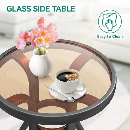 Ensemble de bistro pour terrasse Moasis Red, 3 pièces, avec sièges rembourrés - 3 pièces