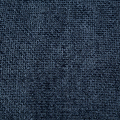 Canapé d'angle en chenille en forme de L moderne avec lit escamotable, assises de rangement, pouf et 2 coussins pour le salon.