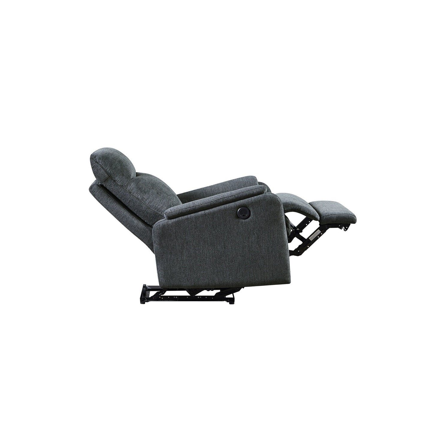 Fauteuil inclinable électrique moderne avec USB, soutien complet de la tête et du bas du dos.